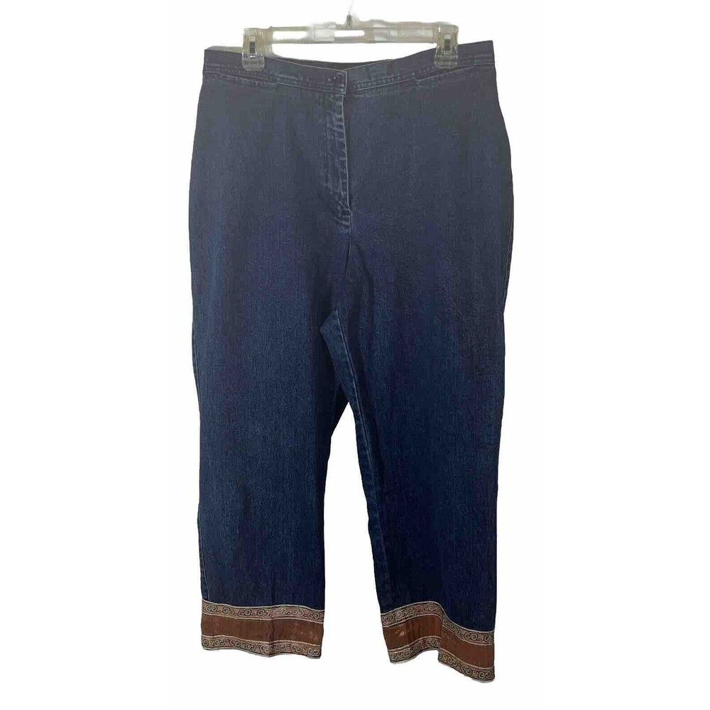 Lauren Jeans Co Ralph Lauren Vintage Woman Capri Jeans Size 14 Front Pockets